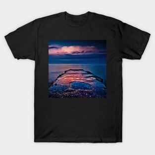 Ashbridges Bay Toronto Canada Dock At Sunrise No 1 T-Shirt